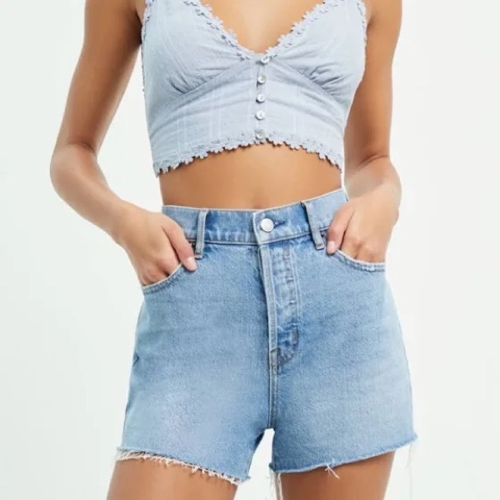 PacSun Thalia Denim High Rise Icon Shorts NWT size - 26